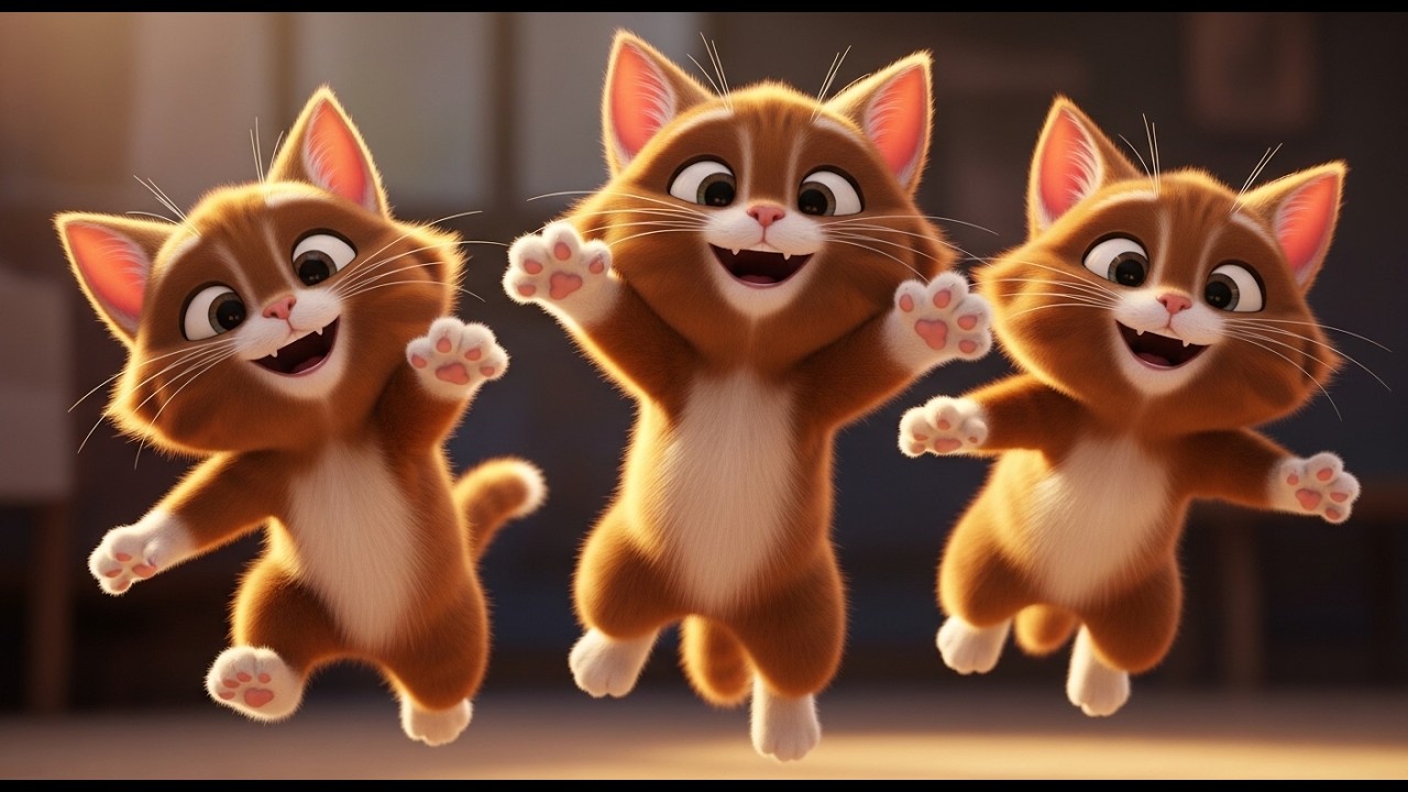 ✨ Tiny Shiny Kittens Wear Cozy Meow Mittens
