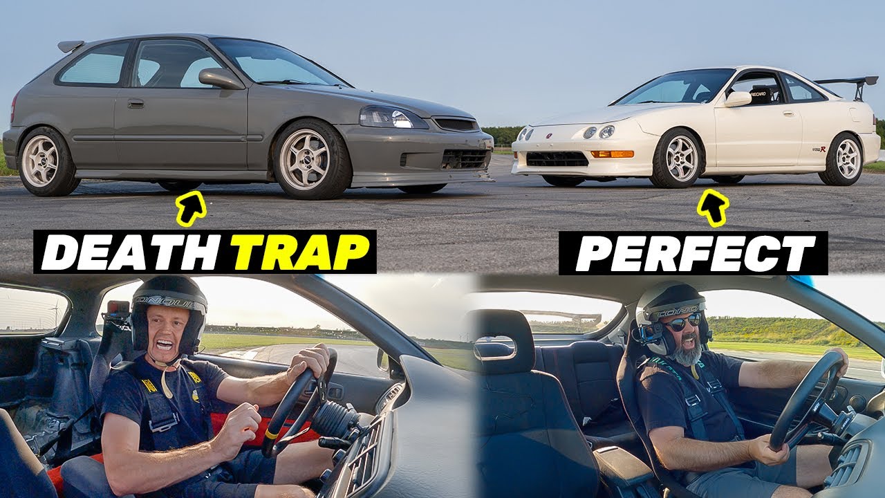 EPIC Track Battle &ndash; Integra Type R kontra Honda Civic K-Swap