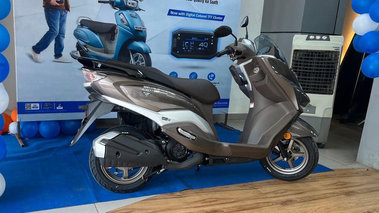 2025 Updated Suzuki Burgman 125 Walkaround 😍 | Price | Features | Chassis Number 9