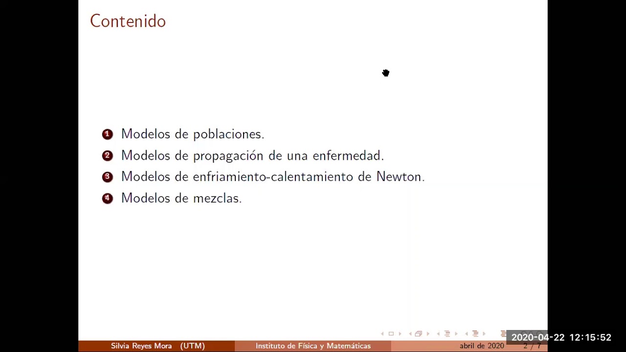 Clase de EDOs aplicaciones, modelo de Malthus