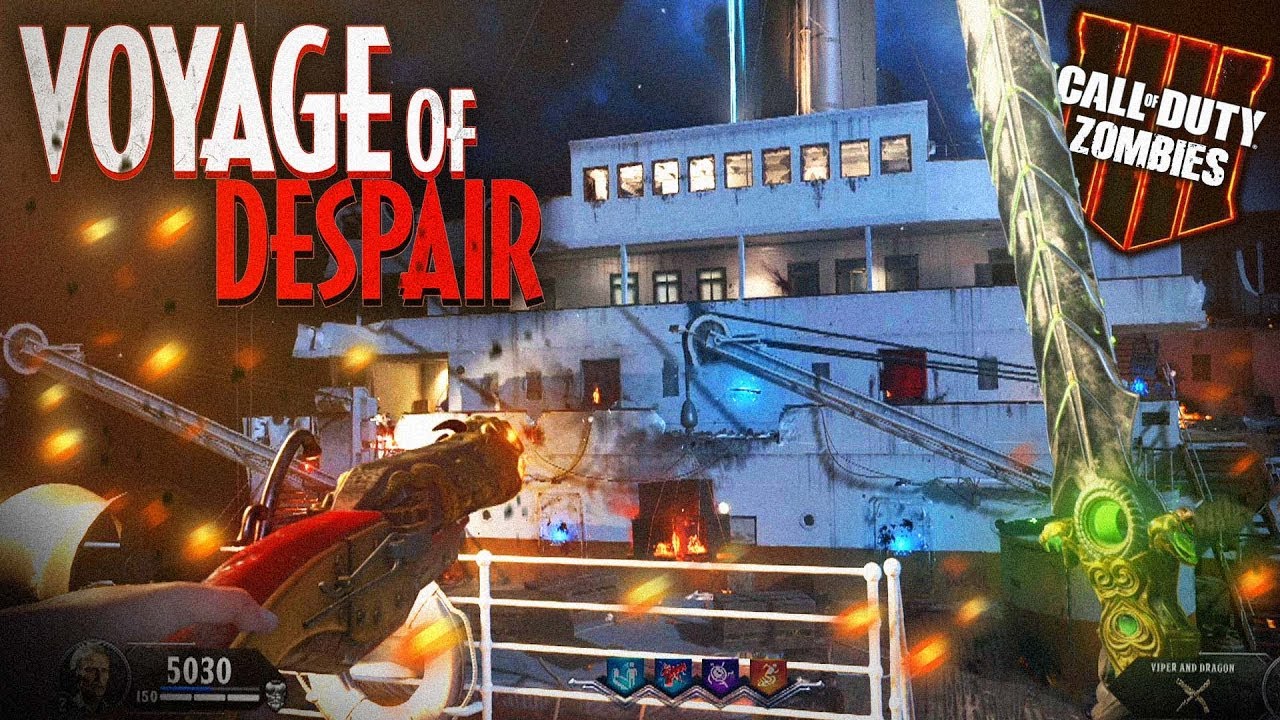 Black Ops 4 Zombies: 'VOYAGE of DESPAIR' First Live Attempt! w/Syndicate!