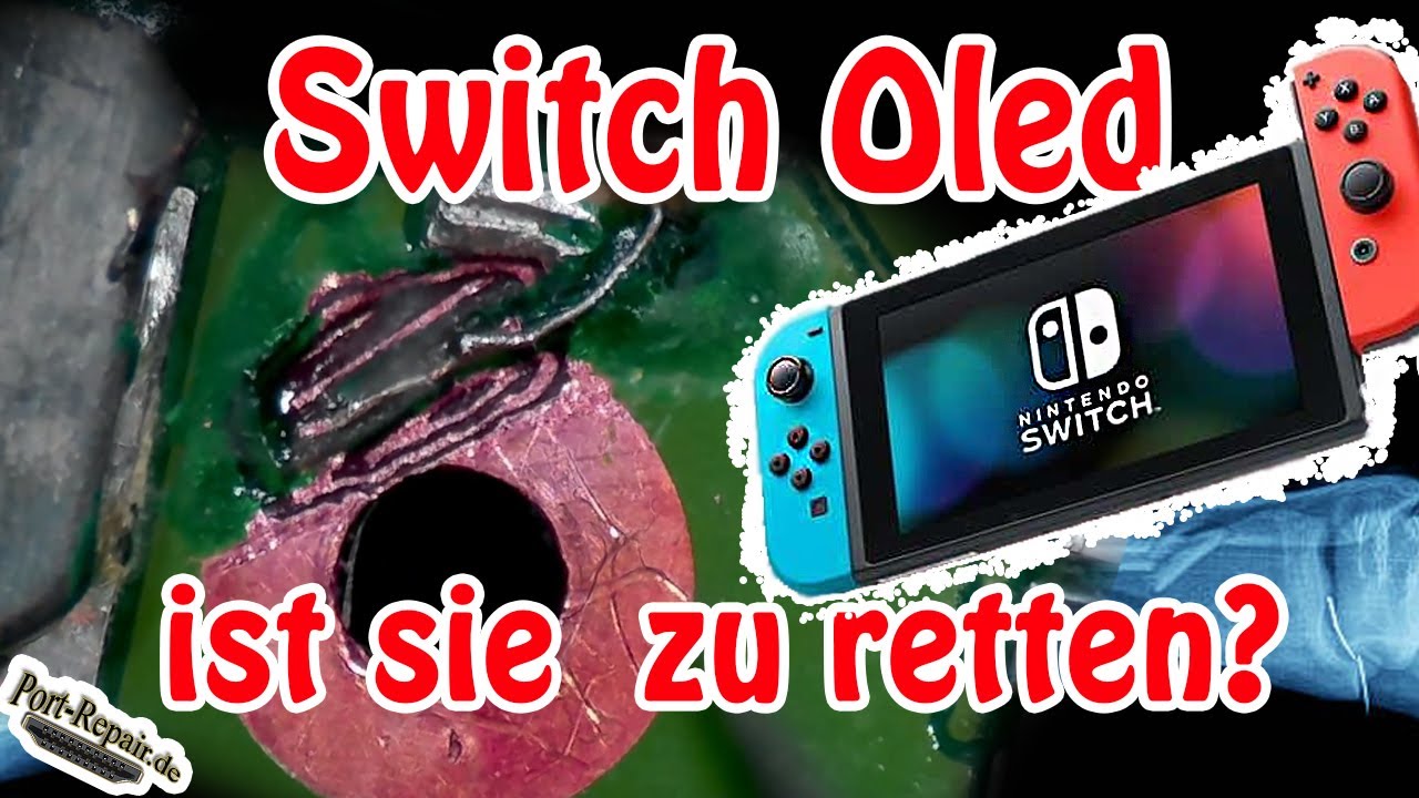 Switch Oled verliert D Punkt nach Modchipversuch [Port-Repiar]