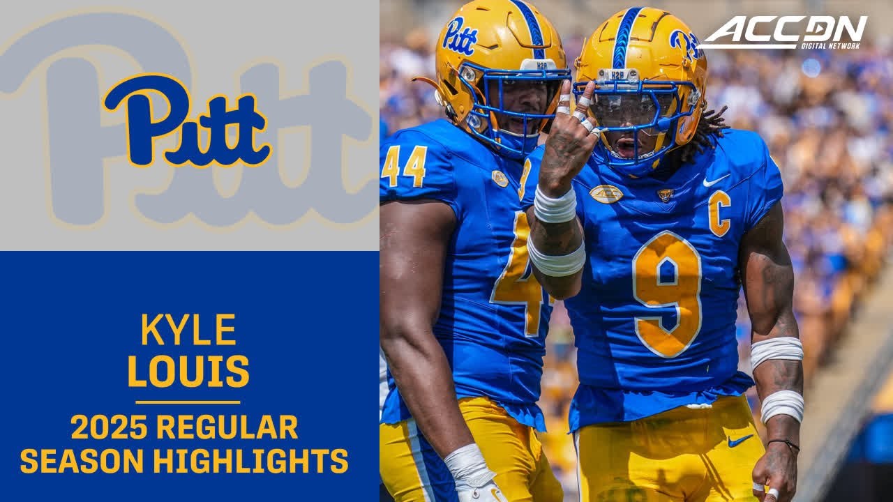 Kyle Louis 2025 Regular Season Highlights | Pitt Linebacker