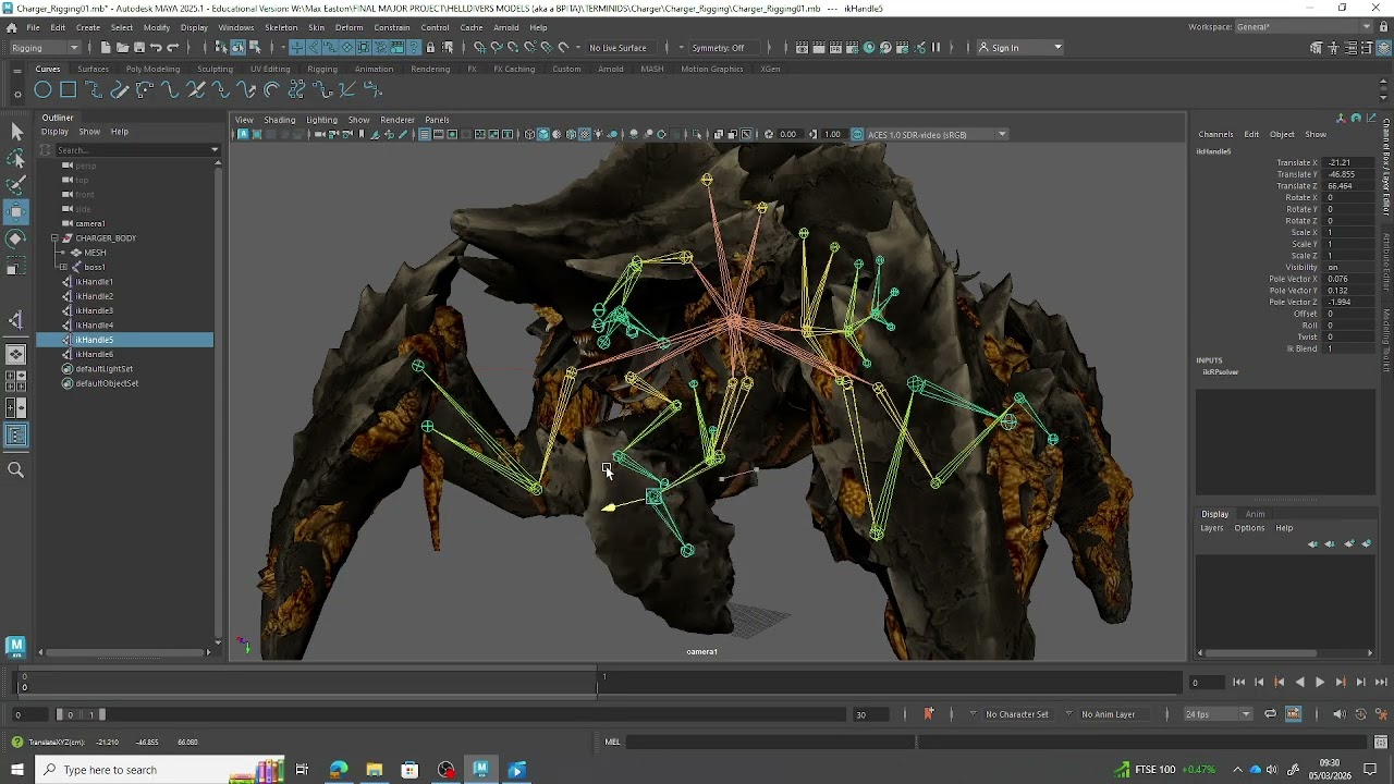 Charger | Maya Rigging