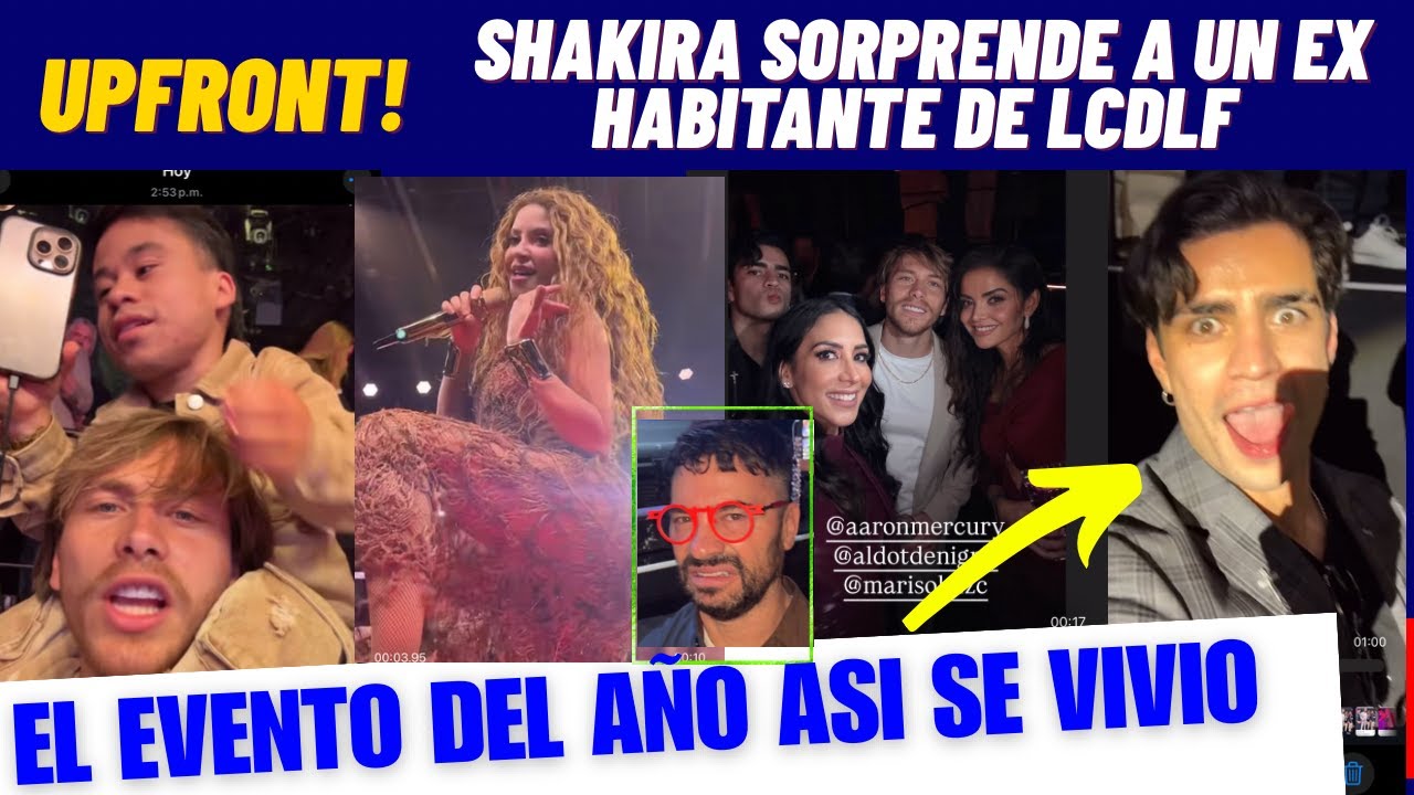 SHAKIRA SORPRENDE A SHIKY CON REGALO EN PLENO EVENTO!  UPFRONT TELEVISA UNIVISION