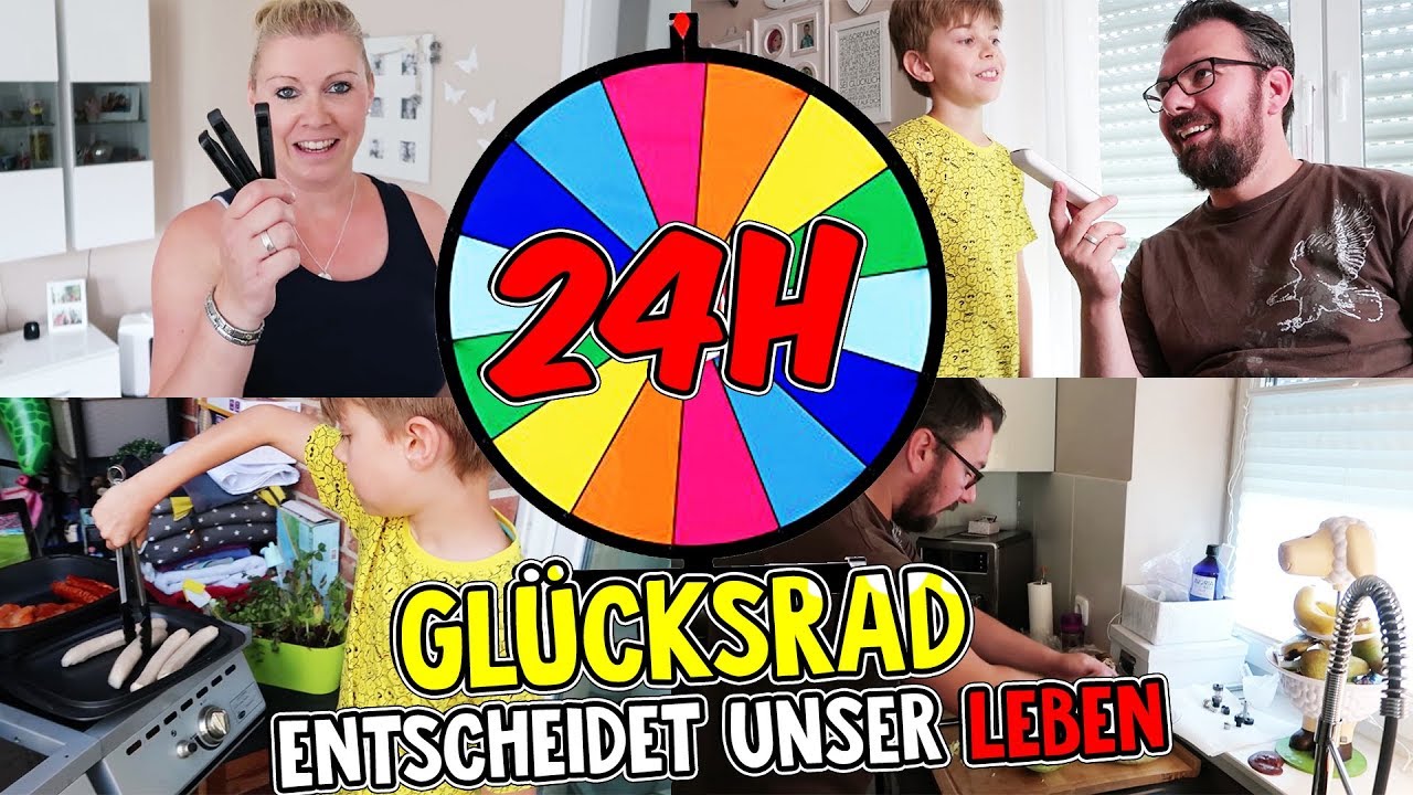 1 TAG bestimmt GLÜCKSRAD unser Leben! MYSTERY WHEEL CHALLENGE - Lulu & Leon - Family and Fun