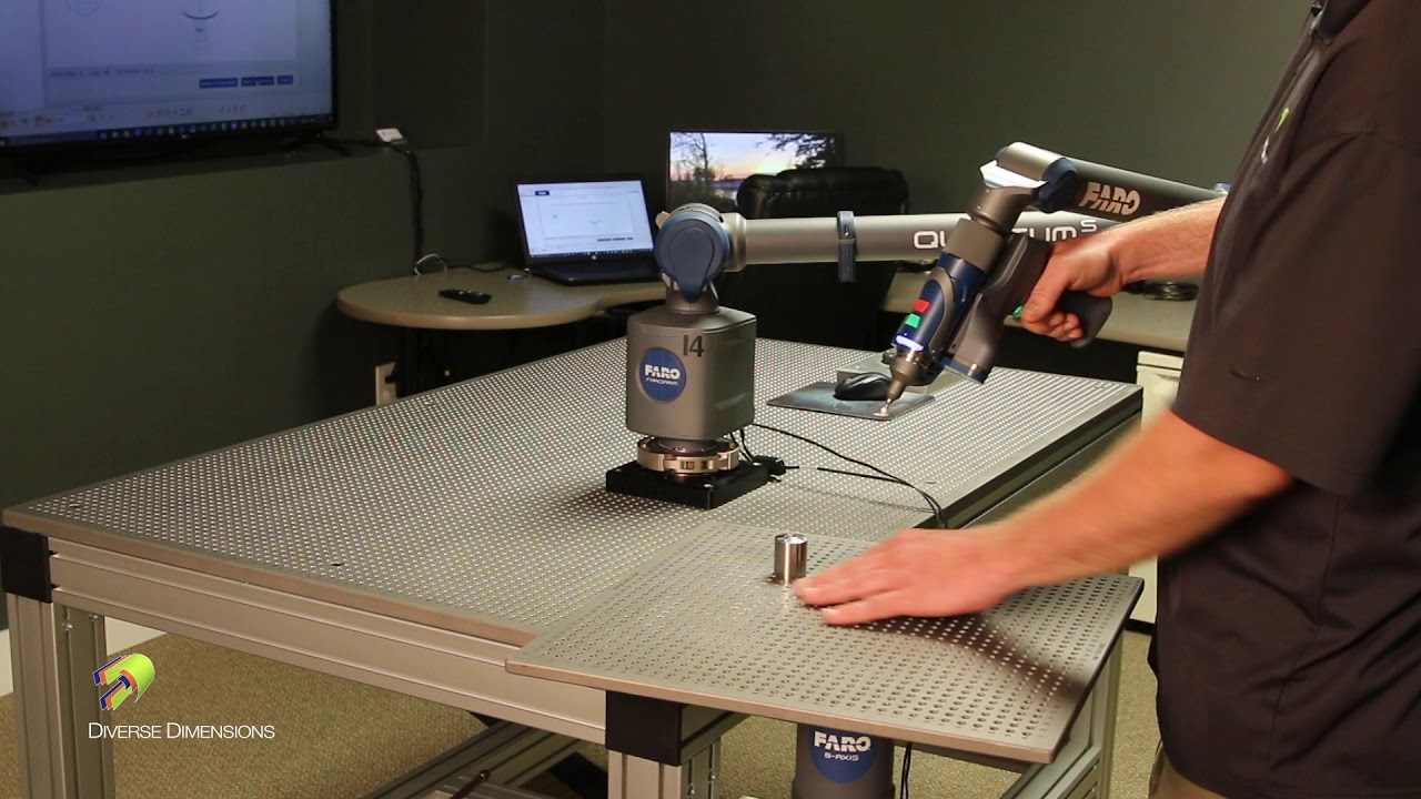 PolyWorks Tutorial: How To Calibrate the Faro 8th Axis | Diverse Dimensions