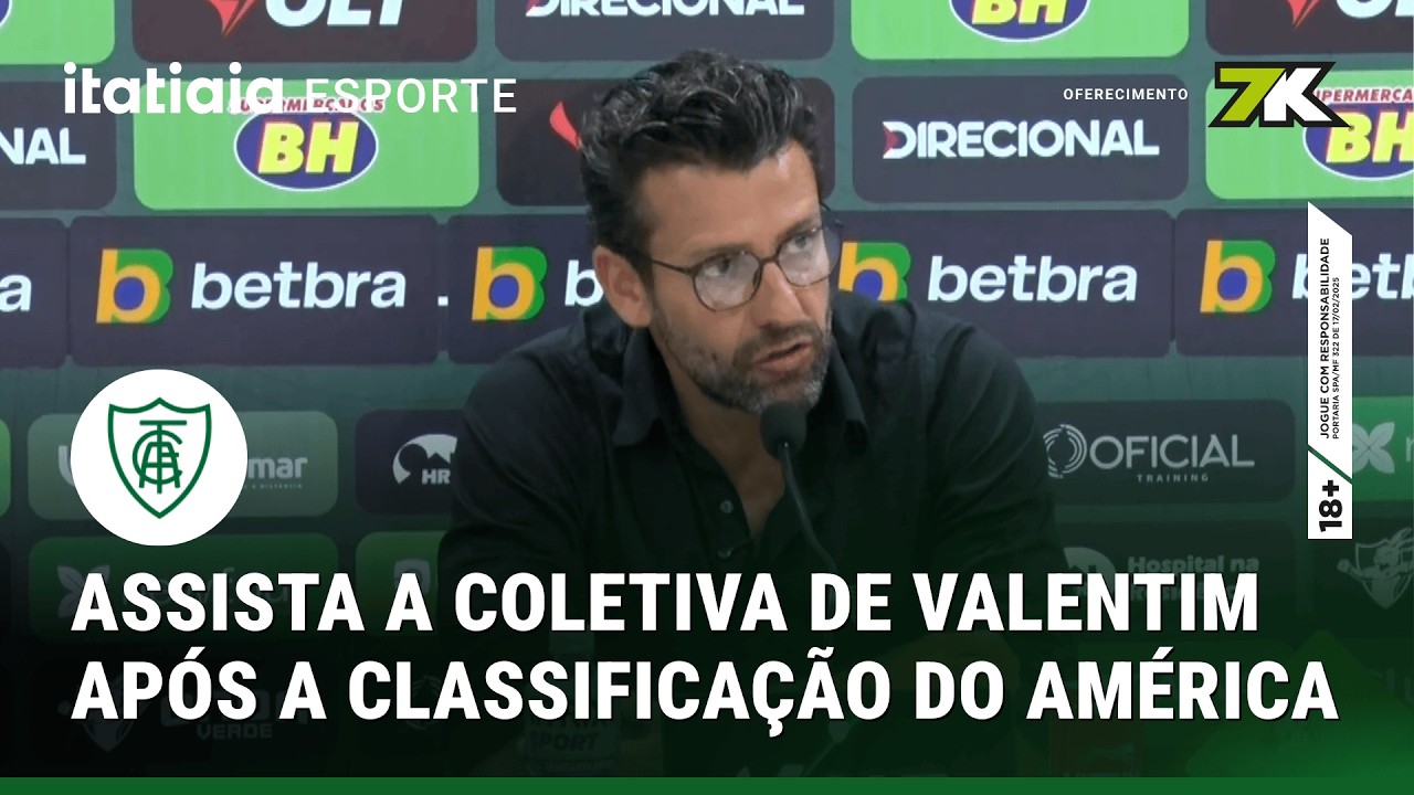 ALBERTO VALENTIM ANALISA DESEMPENHO DO AMÉRICA EM CLASSIFICAÇÃO NOS PÊNALTIS