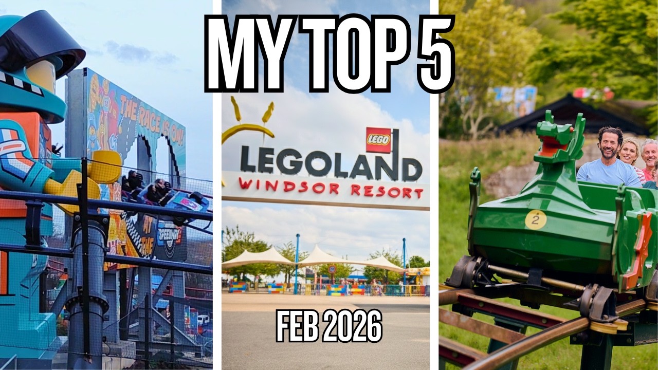 MY TOP 5 RIDES AT LEGOLAND WINDSOR! 🎢 | The Ultimate 2026 Rankings