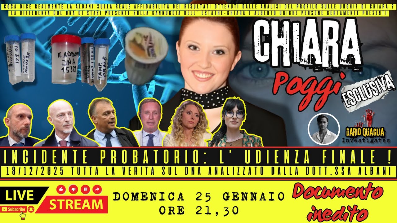 Chiara Poggi_Incidente Probatorio: L’ udienza finale !