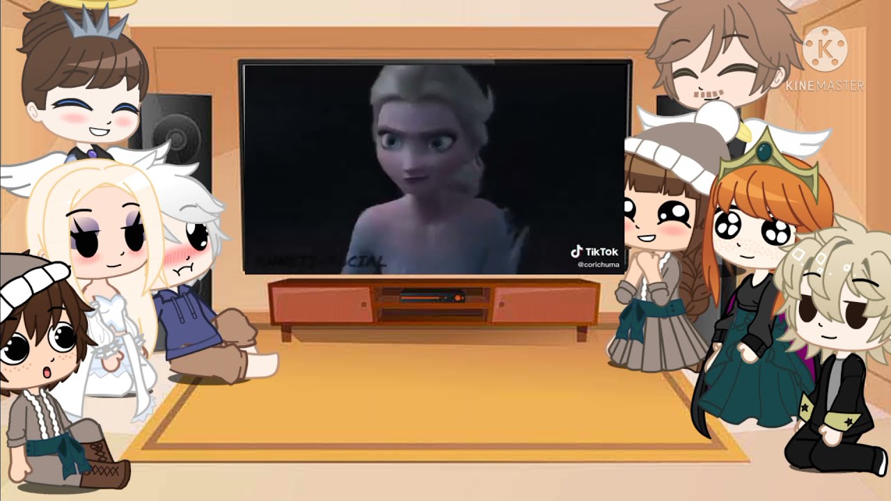 Frozen 2 Characters + Jack and Elsa's parents React To Elsa//not orignal