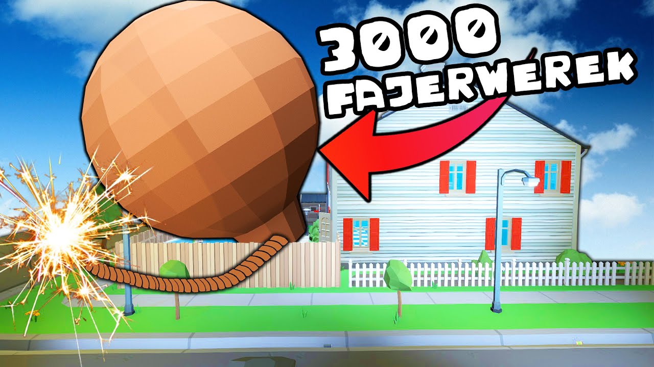❄️ FAJERWERKA WIELKOŚCI DOMU!? 3000 FAJERWEREK