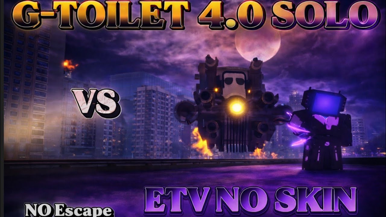 ETV no skin VS G-TOILET SOLO (NO ESCAPE) | ST BLOCKADE BATTLEFRONT | Happy new year