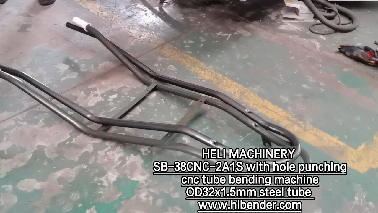wheelbarrow frame making machine, cnc tube bending machine with hole punching for wheelbarrow frame