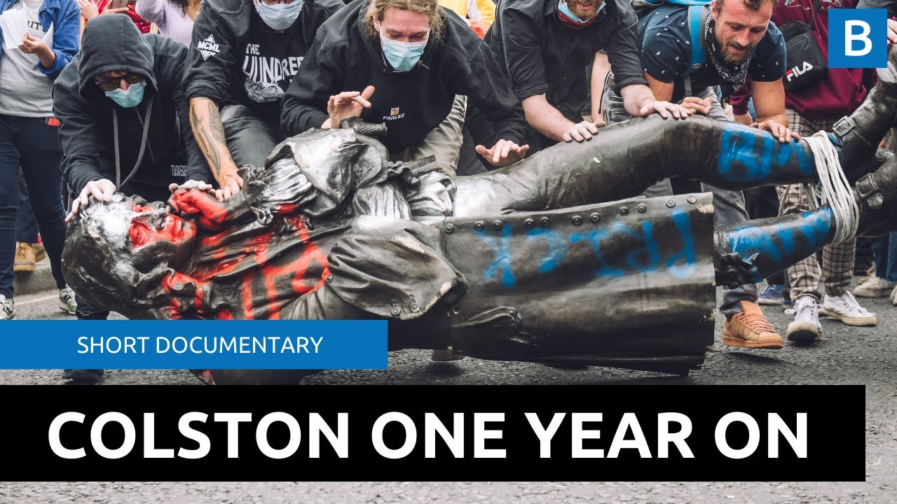 One year on since Edward Colston's statue was toppled in Bristol