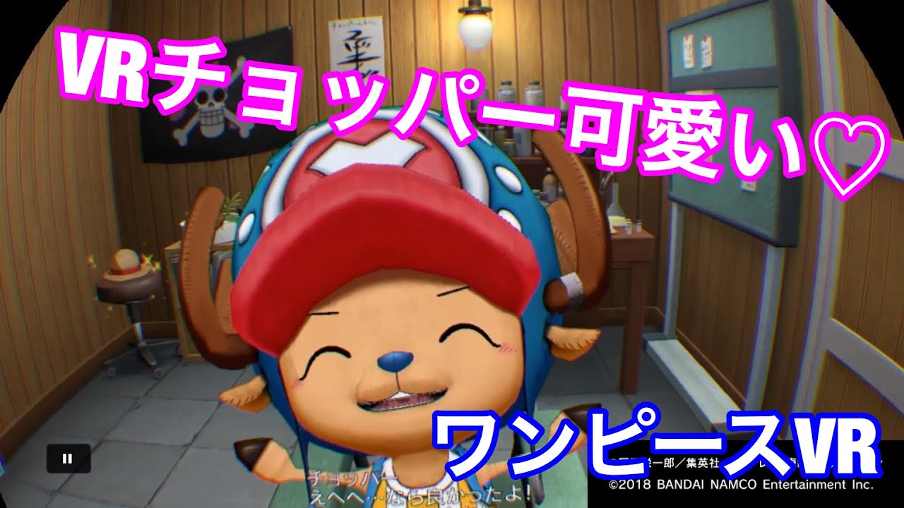 【ワンピースVR グランドクルーズ】目の前にチョッパー可愛すぎ！！！！頭でかっ