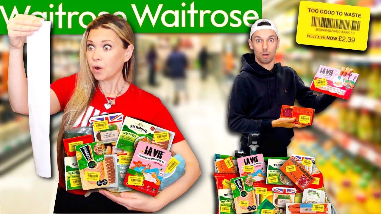 Only buying REDUCED ITEMS from WAITROSE! 😮 *YELLOW STICKER budget food haul