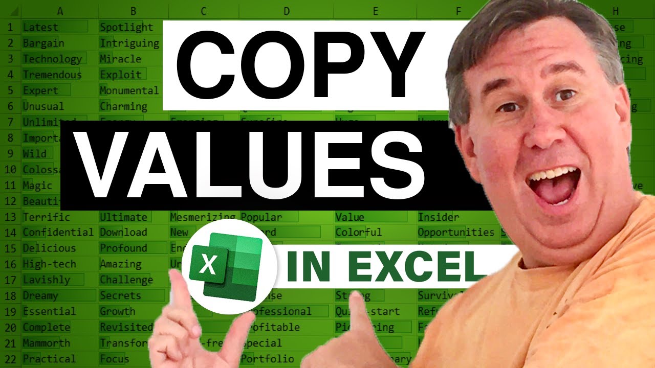 Excel - Master Excel with This Game-Changing Paste Special Values Trick - Episode 394