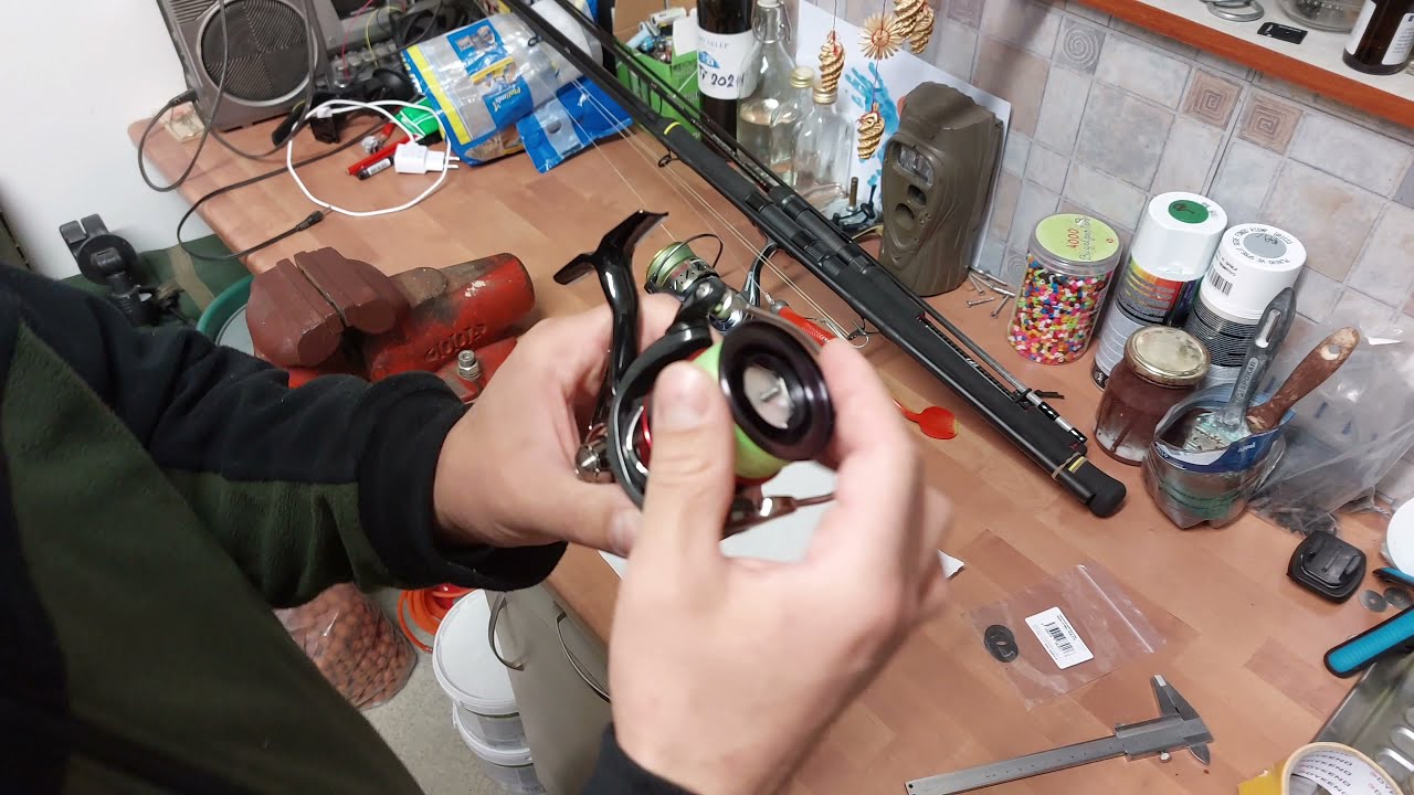 výměna brzdy navijáku daiwa , fishing reel brake upgrades