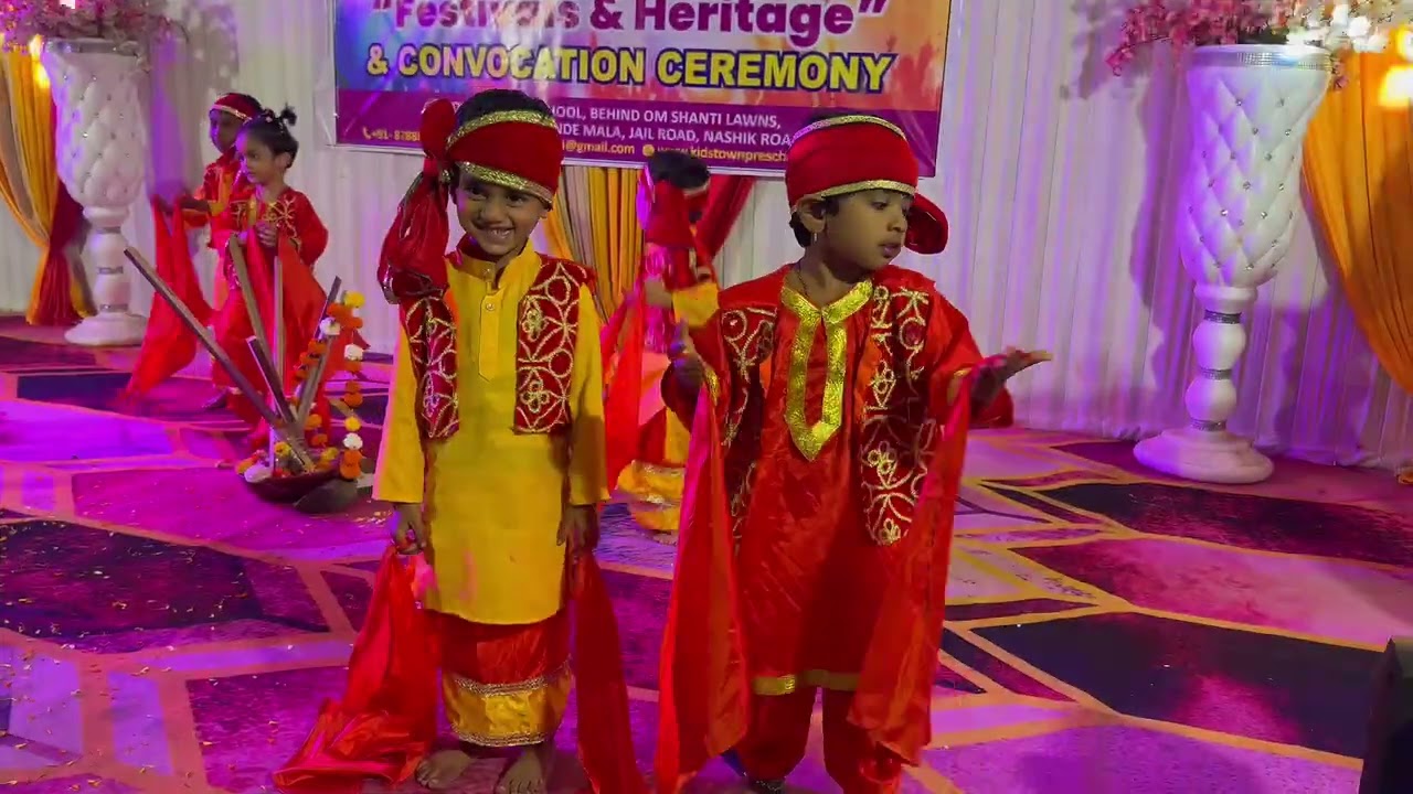 Annual Day Event 2025-26 Highlights @kidstownpreschoolnashikroad #annualday #preschoolevents 