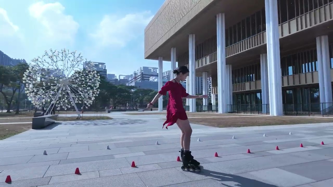 劉采沛 Liu Cai Pei inline freestyle performance, City Love - BIBI