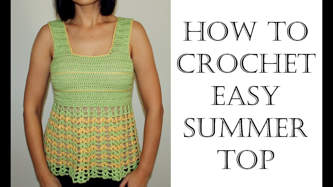 Easy Crochet Summer Top | Beginner Friendly