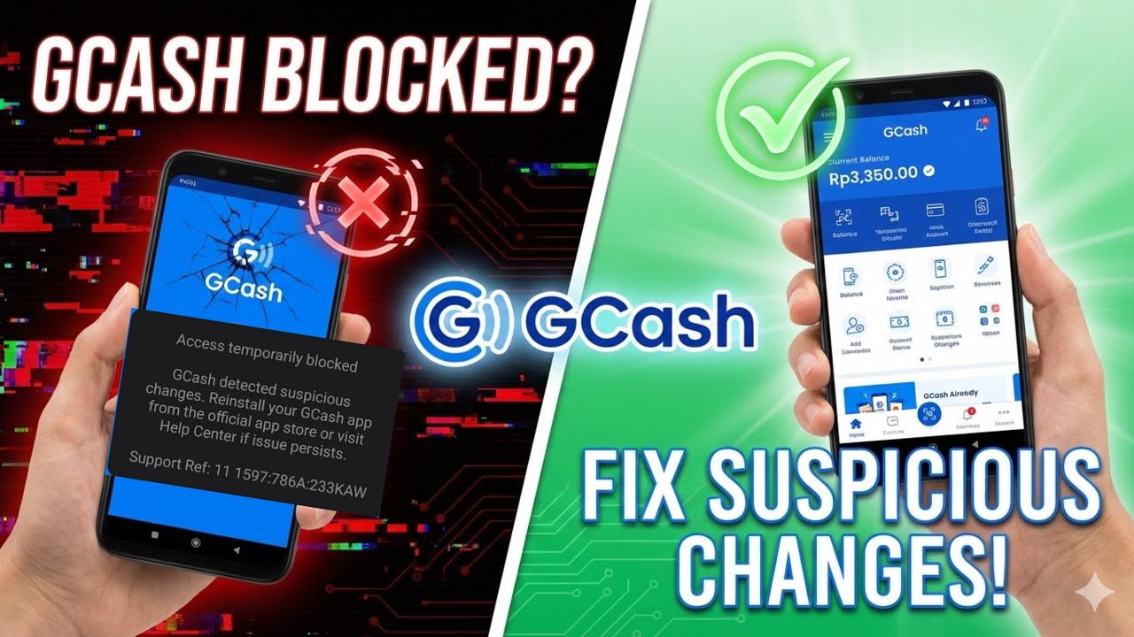 Как исправить проблему с временной блокировкой доступа к Gcash. Gcash обнаружил подозрительные из...