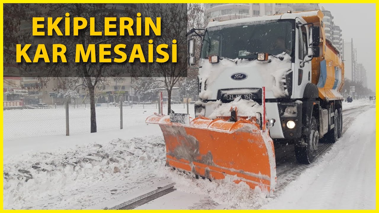 Diyarbakır'da 570 Kırsal Mahalle Yolu Kardan Kapandı