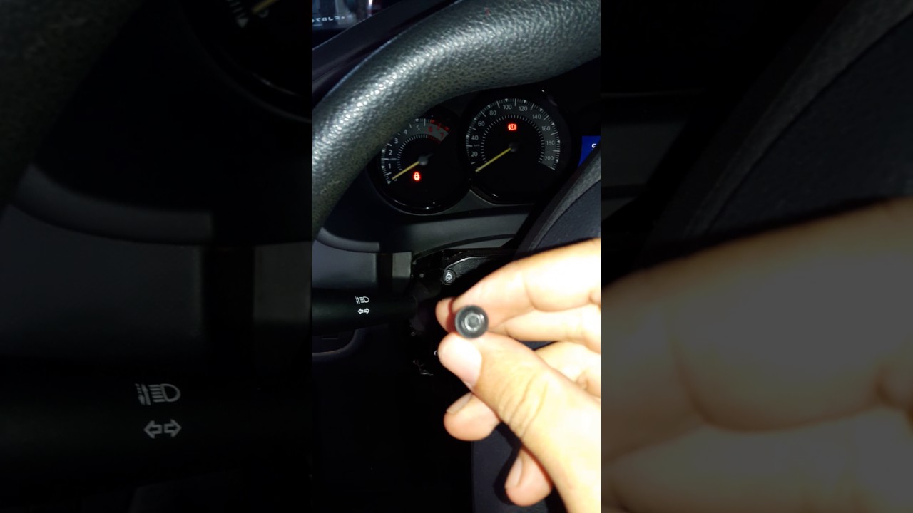 Farol com mal contato na chave de seta - Novo Renault Sandero, Logan e Duster