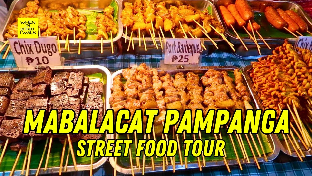 MABALACAT STREET FOOD TOUR | WHEN IM BORED I WALK