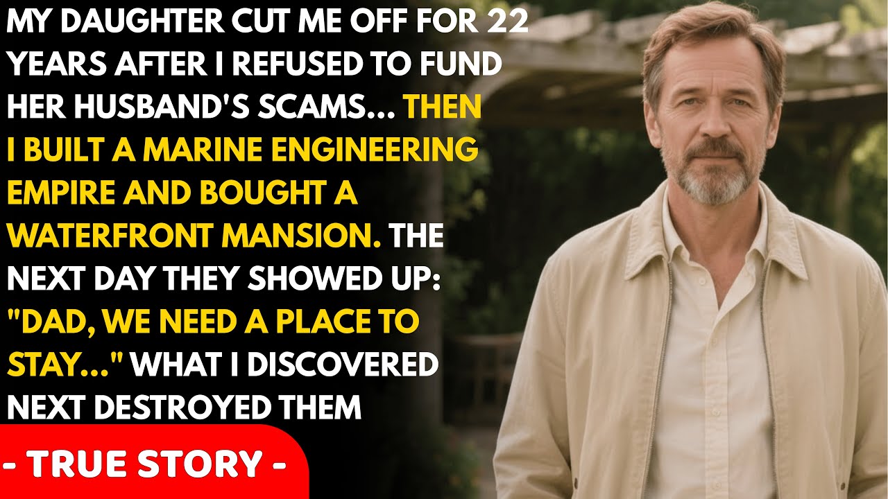 After 22 years of cutting me out, my daughter showed up demanding money. I'm a millionaire now....