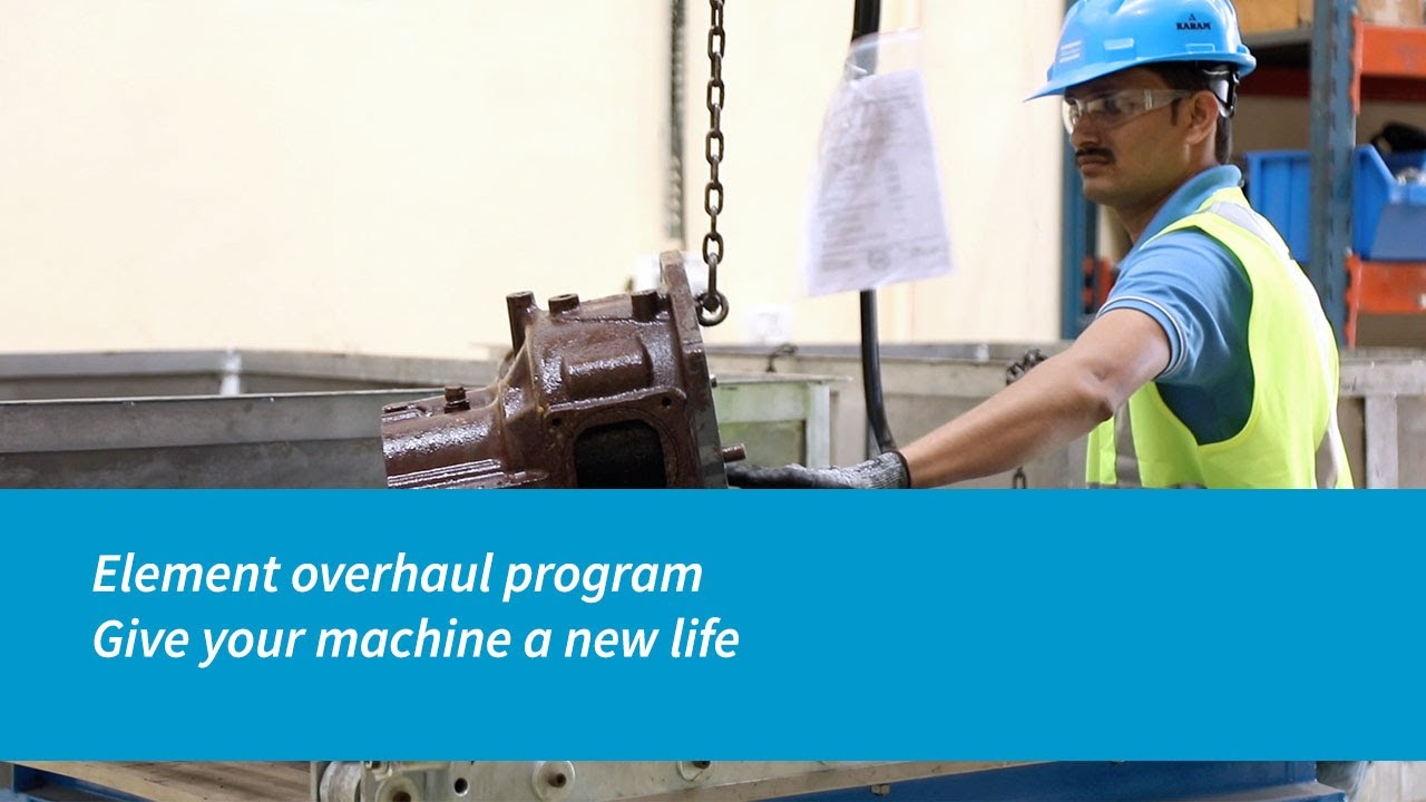 Atlas Copco | Element overhaul program | Give your compressor a new life
