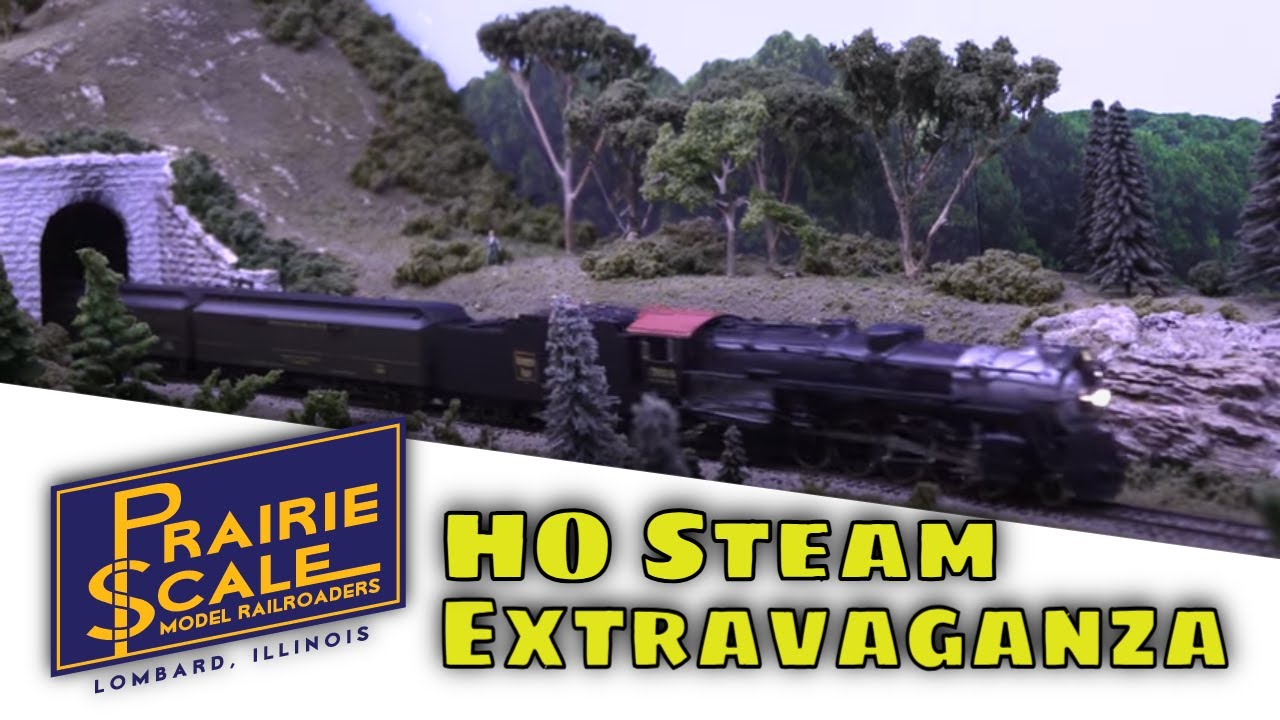 Ultimate Steam Train Showcase at Prairie Scale Model Railroad Club