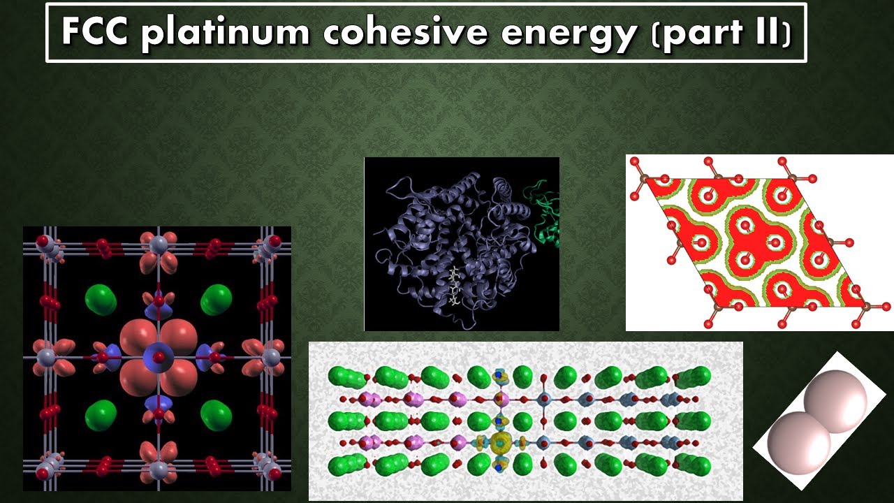 FCC Platinum Cohesive Energy Lab1 Problem 1   Part II