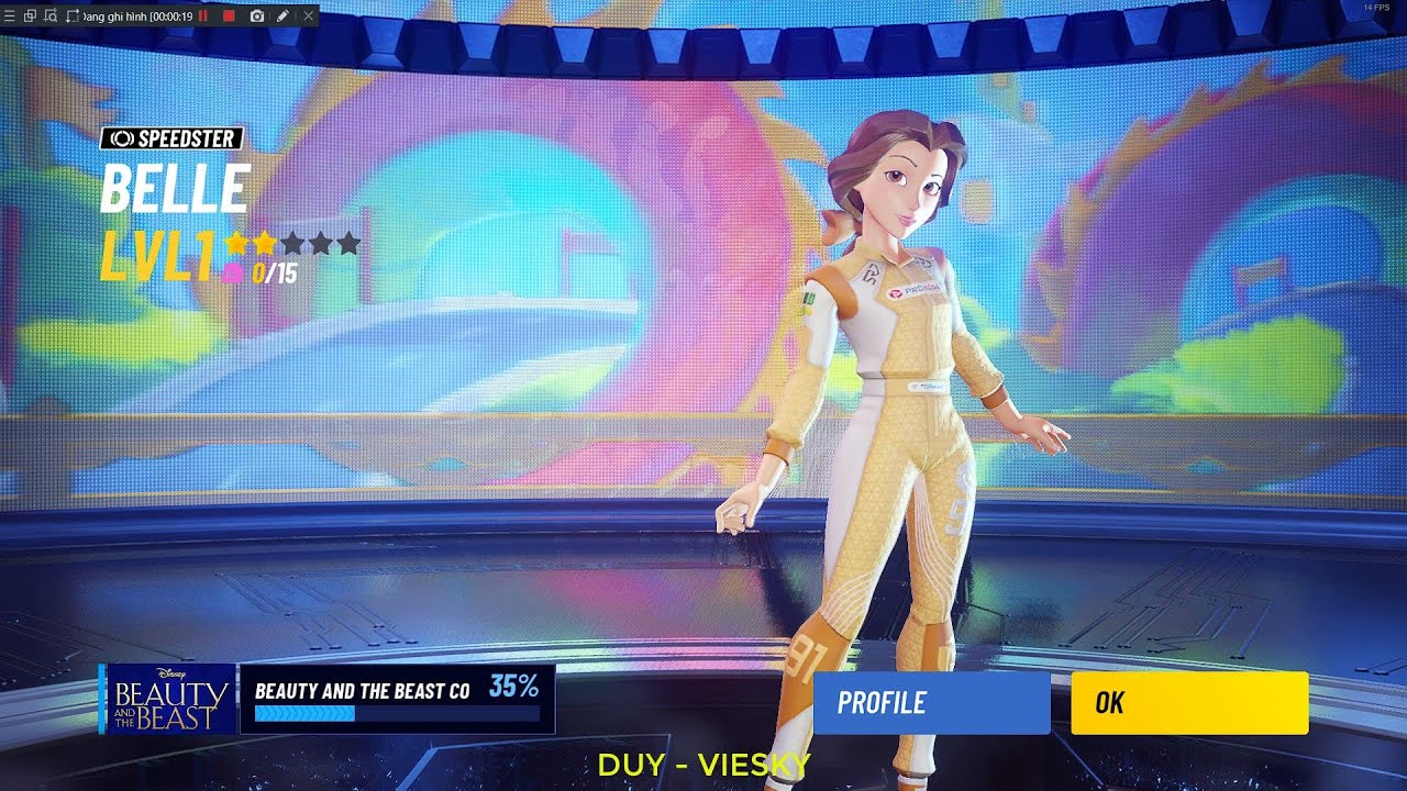 Disney SpeedStorm - Unlock & Upgrades BELLE