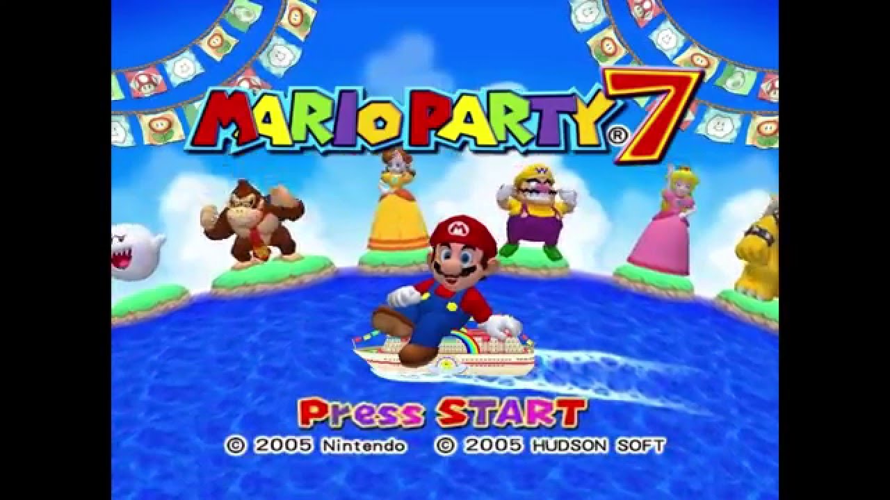 Mario Party 7 - Beta Title Screen