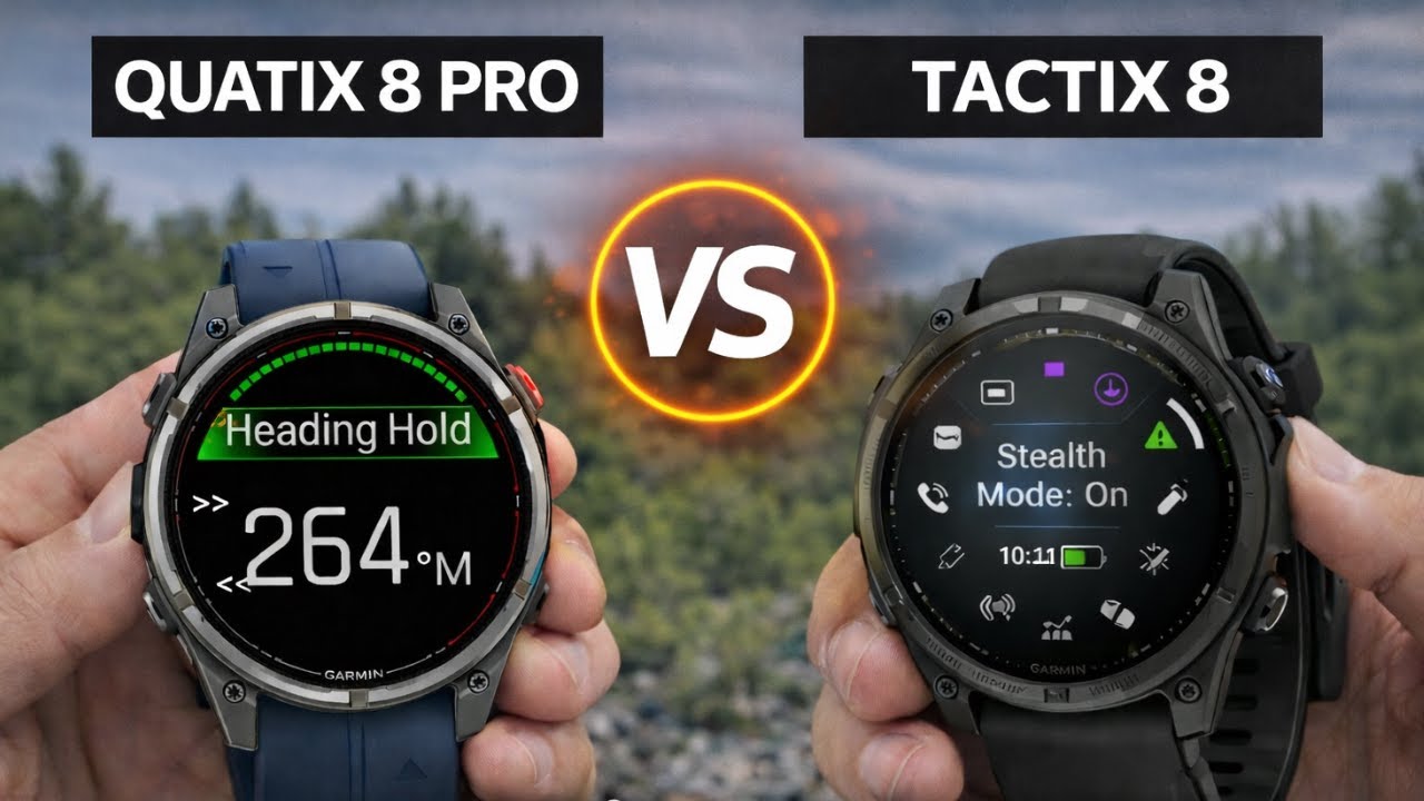 Garmin Quatix 8 Pro vs Garmin Tactix 8
