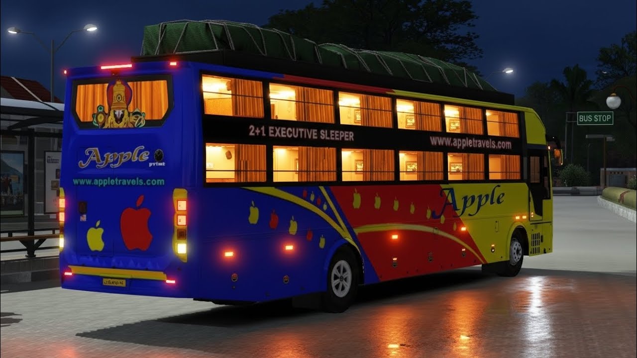 Apple Travels Vega BS6 bus mod for bussid | download now 👇
