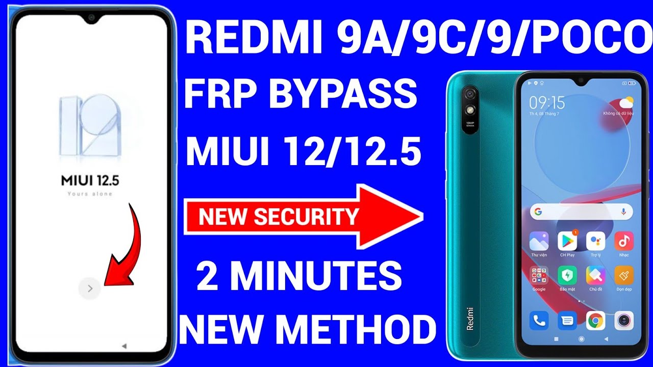 Redmi 9A Frp Bypass Miui 12 | Redmi 9A Google Account Bypass | Mi 9A Google Id Remove | Poco