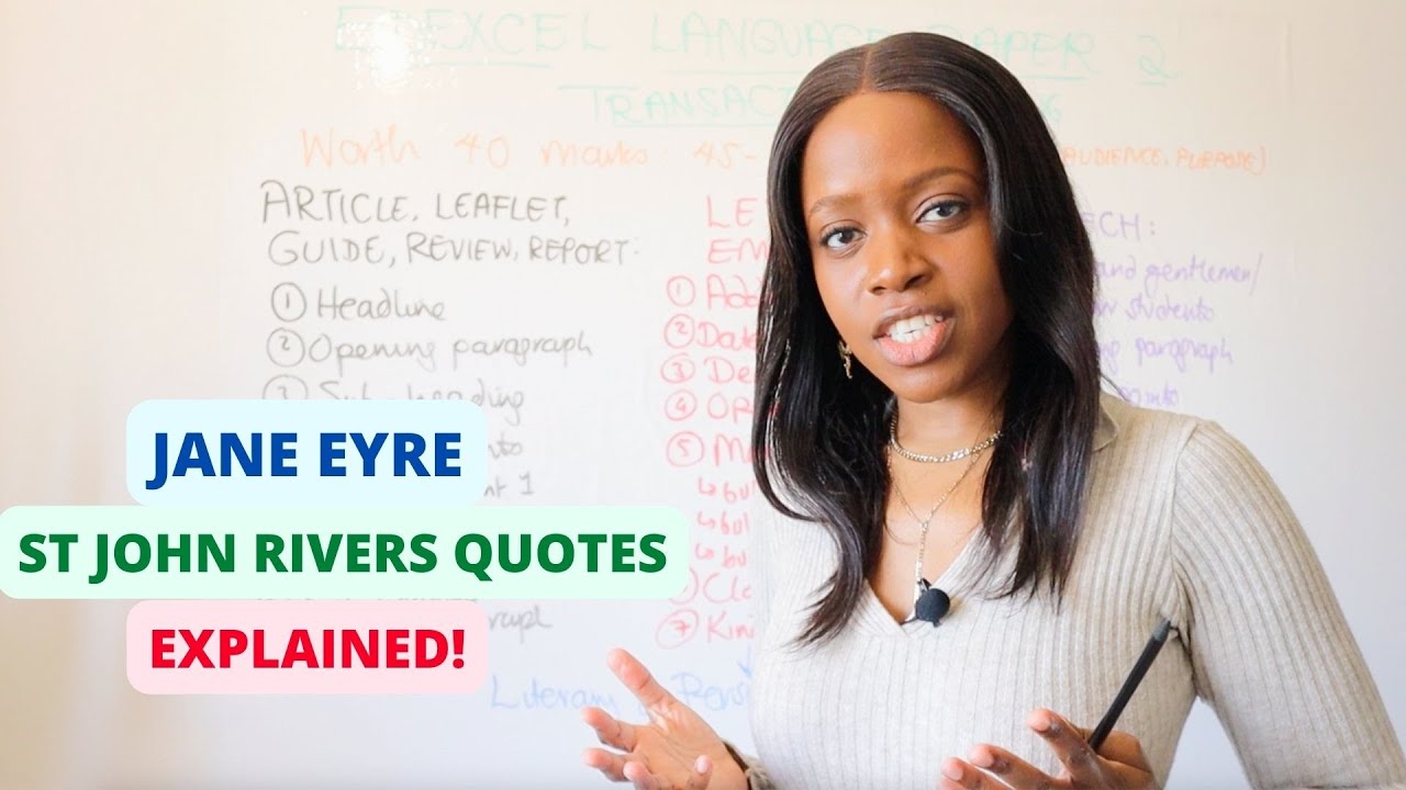 St John Rivers Character Quotes & Word-Level Analysis! | 'Jane Eyre' Quotations - English GCSE Mocks