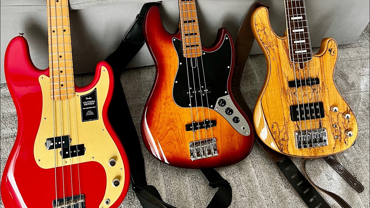 Comparativo Fender Precision / Cort GB5 / Sire V5