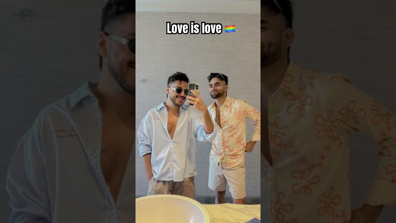 Indian Gay Manish And Nitish Gay Couple 🏳️&zwj;🌈 #lgbtiq #lgbtpride #lgbtcommunity #bl #gaycouple
