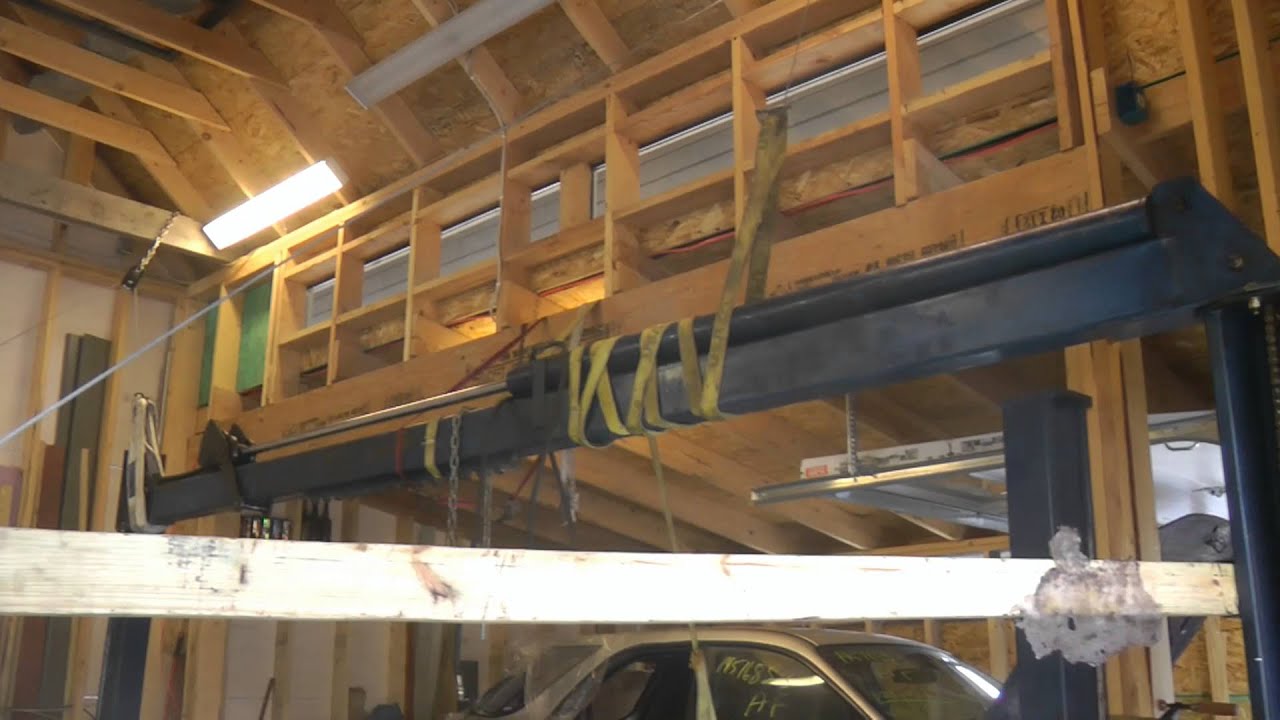 Installation of Used WORTH 12000E 4-Post Lift