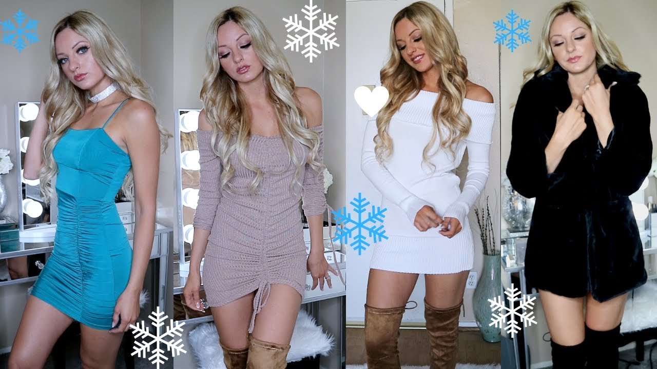 AMI CLUBWEAR WINTER OUTFITS TRY-ON HAUL!