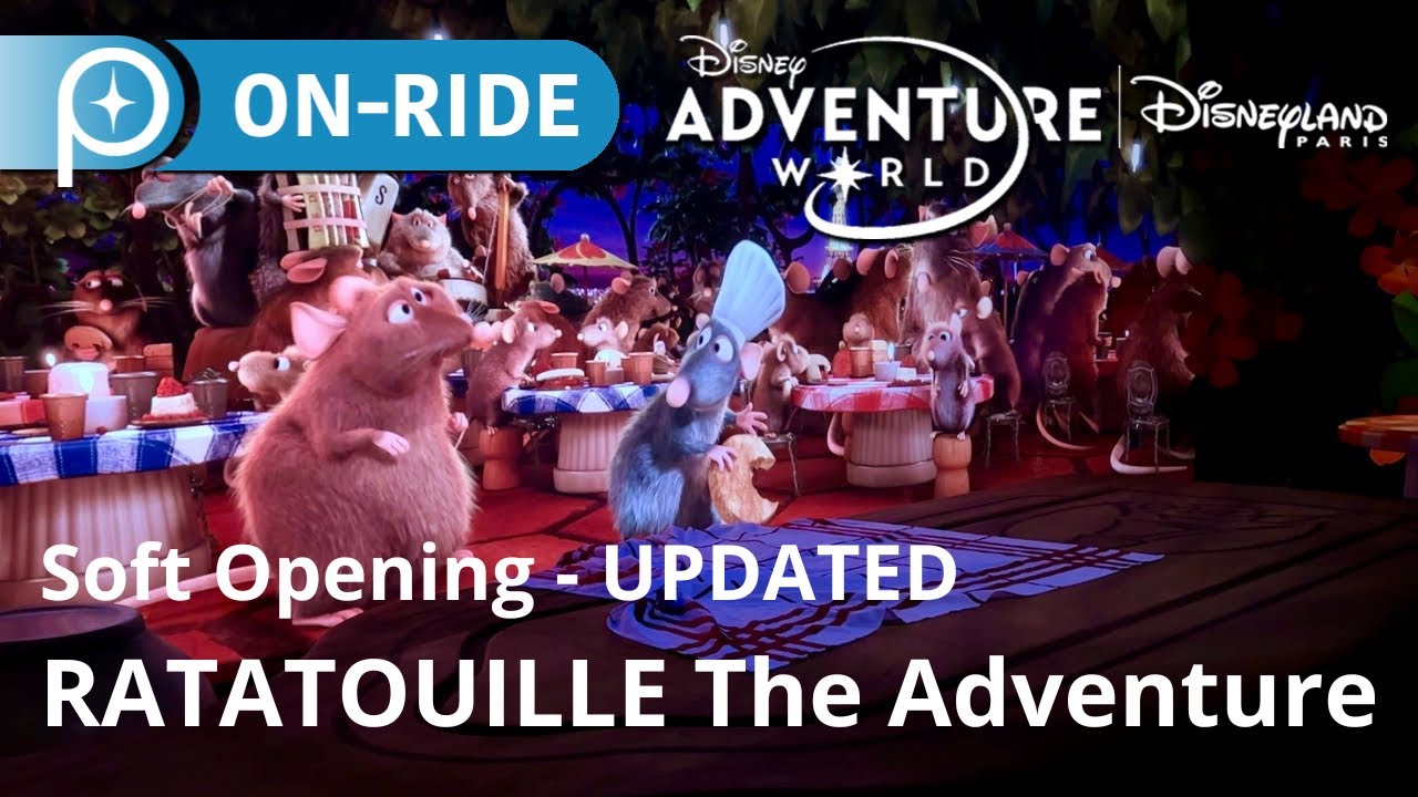 Full On-Ride POV Updated RATATOUILLE attraction at Disney Adventure World in Disneyland Paris 2026
