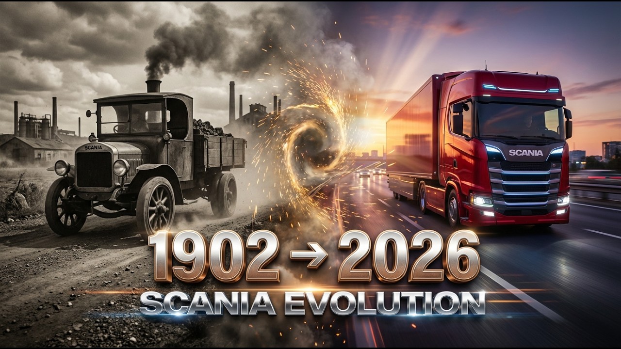 The Evolution of Scania Trucks (1902–2026) 🚛 120 Years of Power & Innovation!