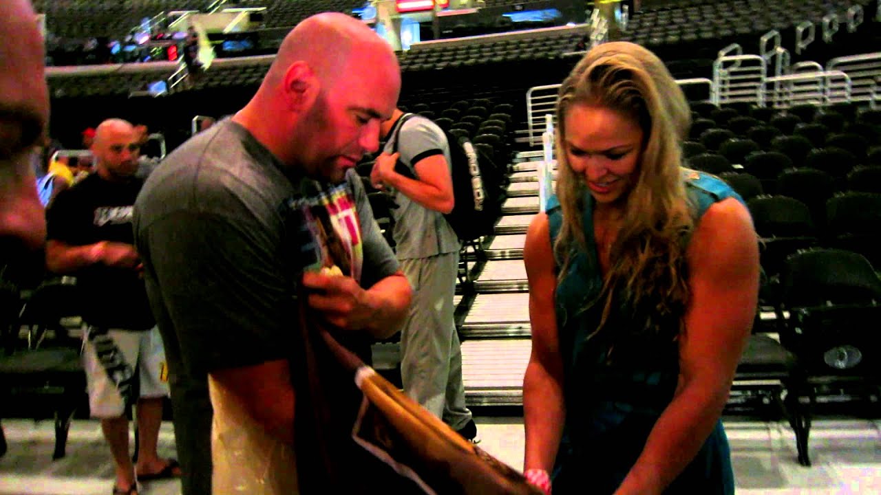 Dana White, Ronda Rousey, Manny Gamburyan