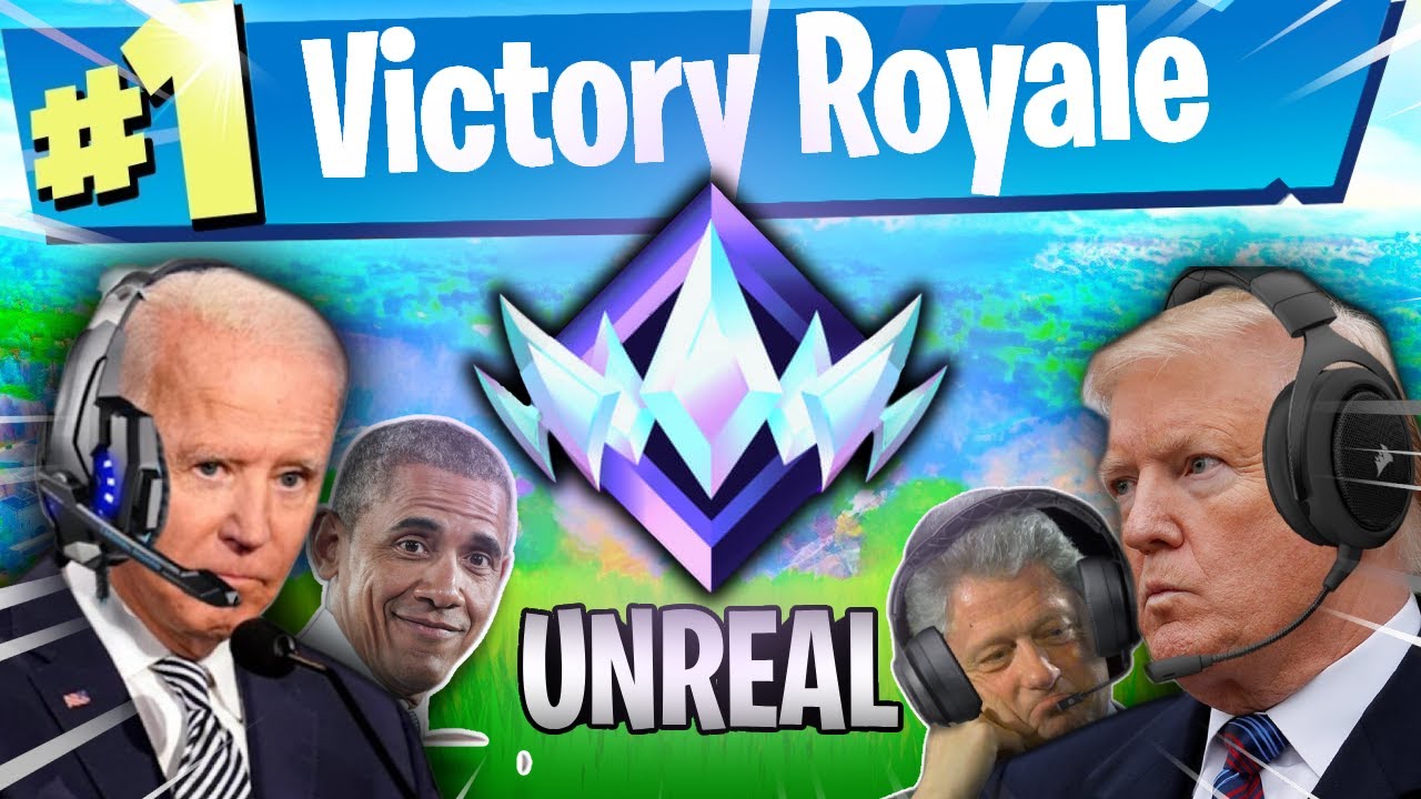 Президенты играют в лобби Unreal Original Fortnite