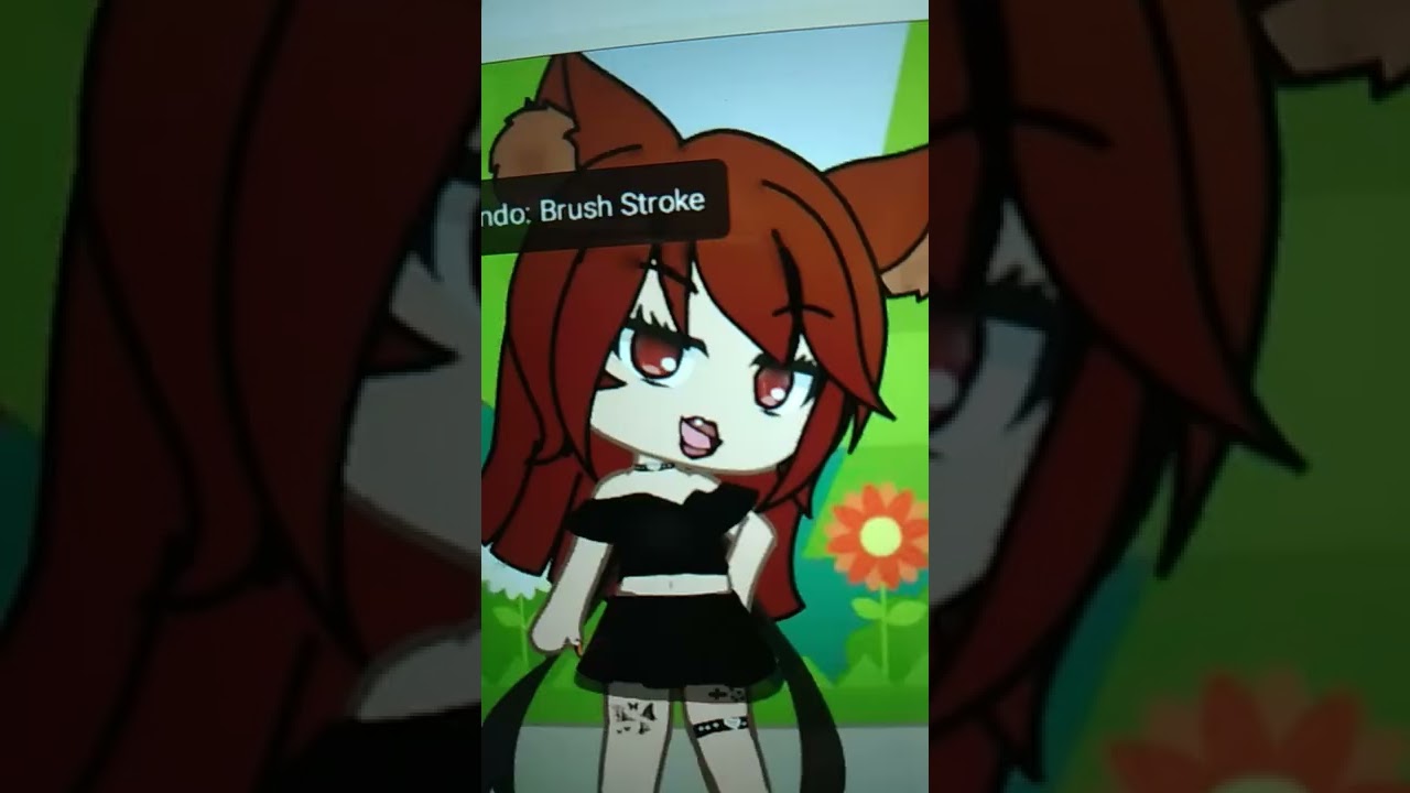 how to draw a fire girl in ibis paint x and gacha life