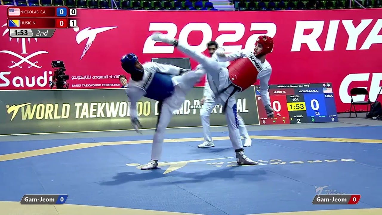 104 R16 Men  80kg USA NICKOLAS C A  BIH HUSIC N